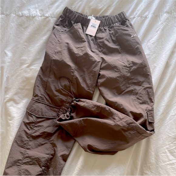 Wilo the label parachute cargo jogger in chocolate size Xs - Picture 3 of 4